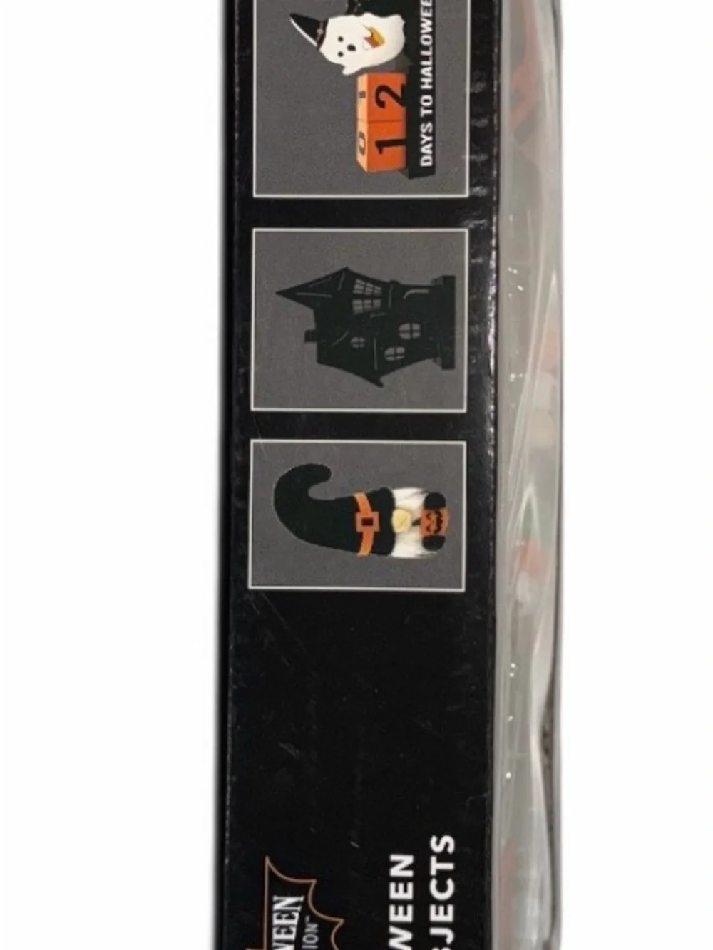 Halloween Tray Objects Decorative Set - Orange, Black, White, Green